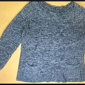 Large tunic sweater with pockets